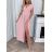Šaty dlhé spoločenské krátky rukáv dámske (S/M ONE SIZE) TALIANSKA MÓDA IMD23299/DUR -   béžová -   S / M