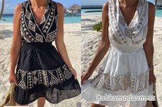 Šaty letní bez rukávu dámské (S/M/L ONE SIZE) ITALSKÁ MÓDA IMWBS24468