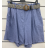 Kraťasy s páskem dámské (S/M ONE SIZE) ITALSKÁ MÓDA IMPSH242408