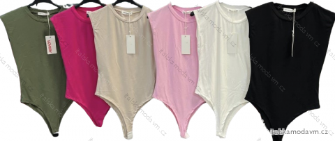 Body bez rukávů dámské (S/M ONE SIZE) ITALSKÁ MÓDA IMM24M182