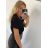 Tunika oversize krátký rukáv dámská  (L/XL/2XL ONE SIZE) ITALSKÁ MÓDA IMD22346/DRstarorůžová