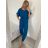 Souprava letní oversize tunika a kalhoty dámská (S/M/L ONE SIZE) ITALSKÁ MÓDA IMD24033