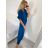 Souprava letní oversize tunika a kalhoty dámská (S/M/L ONE SIZE) ITALSKÁ MÓDA IMD24033
