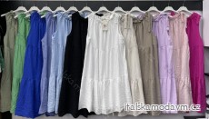 Šaty letné bez rukávov dámske (S/M/L ONE SIZE) TALIANSKA MÓDA IMWBH24099