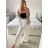 Kalhoty viskoza    dlouhé letní dámské (S/M/L ONE SIZE) ITALSKá MODA IM724041
