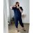 Souprava letní oversize tunika a kalhoty dámská (S/M/L ONE SIZE) ITALSKÁ MÓDA IMD24033