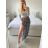 Kalhoty harémky letní dlouhé dámské (S/M ONE SIZE) ITALSKÁ MÓDA IMM239535UNVZ-3/DU S/M Černá