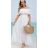 Šaty carmen dlouhé letní krajkové dámské (S/M - L/XL) ITALSKÁ MÓDA IMPEM2453051