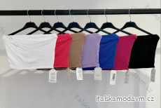 Croptop bez rukávu dámský (S/M ONE SIZE) ITALSKÁ MÓDA IMPMD242765/DUR