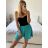 Kraťasy šortky oversize letní dámské nadrozměr (S/M/L ONE SIZE) ITALSKÁ MODA IMD24225/DUR bílá S/M