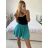 Kraťasy šortky oversize letní dámské nadrozměr (S/M/L ONE SIZE) ITALSKÁ MODA IMD24225/DUR bílá S/M