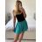 Kraťasy šortky oversize letní dámské nadrozměr (S/M/L ONE SIZE) ITALSKÁ MODA IMD24225/DUR bílá S/M