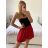 Kraťasy šortky oversize letní dámské nadrozměr (S/M/L ONE SIZE) ITALSKÁ MODA IMD24225/DUR bílá S/M