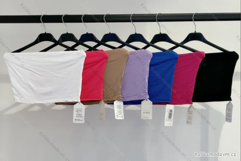 Croptop bez rukávu dámský (S/M ONE SIZE) ITALSKÁ MÓDA IMPMD242765