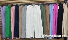 Kalhoty letní dlouhé dámské (S/M/L ONE SIZE) ITALSKÁ MÓDA IMWAH24661