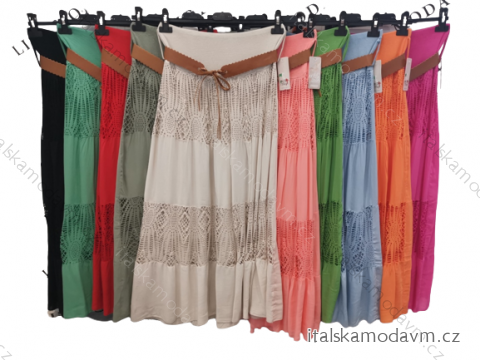 Sukně dlouhá dámská (S/M ONE SIZE) ITALSKÁ MÓDA IMPLI225050