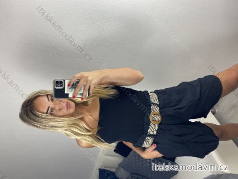 Kraťasy s páskem dámské (S/M ONE SIZE) ITALSKÁ MÓDA IMPSH242408