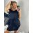 Šaty letní krátký rukáv dámské (S/M ONE SIZE) ITALSKÁ MÓDA  IMM23M6429B/DU -   červená -   S/M