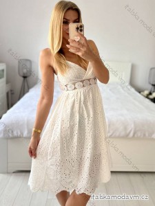 Šaty letné boho krajkové na ramienka dámske (S/M ONE SIZE) TALIANSKA MÓDA IMPEM231202