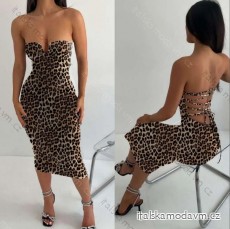 Šaty carmen elegantné dámske (S/M ONE SIZE) TALIANSKA MÓDA IMPMD2430037a