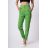 Kalhoty strečové elegantní dlouhé dámské (S-XL) ITALSKÁ MÓDA IMM24M16589