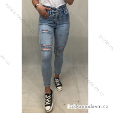 Rifle jeans dlouhé dámské (XS-XL) M.SARA RED212605-D/dr