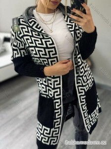 Cardigan pletený dlhý rukáv dámsky (S/M/L ONE SIZE) TALIANSKA MÓDA IMD23670