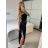 Kalhoty harémky letní dlouhé dámské (S/M ONE SIZE) ITALSKÁ MÓDA IMM239535UN/DU S/M modrá