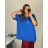 Tunika s přívěškem krátký rukáv dámská nadrozměr (6XL/7XL ONE SIZE) ITALSKÁ MÓDA IMBM24017