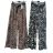 Kalhoty dlouhé elegantní oversize leopard s páskem dámské (S/M/L ONE SIZE) ITALSKÁ MÓDA IMD24281