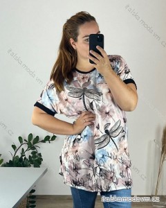 Tunika krátký rukáv dámská nadrozměr (54/56 ONE SIZE) TURECKÁ MODA TME249100