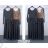 Šaty dlouhé elegantní dlouhý rukáv dámské (S/M ONE SIZE) ITALSKÁ MÓDA IMM24M25599B
