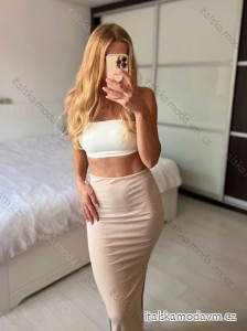 Croptop bez rukávu dámský (S/M ONE SIZE) ITALSKÁ MÓDA IMPMD248117/DUR