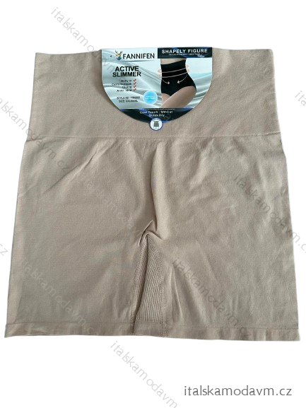 Kalhotky stahovací s nohavičkou nadrozměr dámské (L/XL-XL/2XL-2XL/3XL) PES24YW6002/DUR XL/2XL béžová