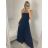 Kalhoty letní oversize dámské (S/M/L/XL/2XL ONE SIZE) ITALSKÁ MODA IM424445/DR XL/2XL Černá