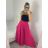 Kalhoty letní oversize dámské (S/M/L/XL/2XL ONE SIZE) ITALSKÁ MODA IM424445/DR XL/2XL Černá