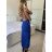 Šaty dlouhé letní elegantní na ramínka dámské (S/M ONE SIZE) ITALSKÁ MÓDA IMPBB24H6536