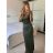 Šaty dlouhé letní elegantní na ramínka dámské (S/M ONE SIZE) ITALSKÁ MÓDA IMPBB24H6536