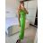 Šaty dlouhé letní elegantní na ramínka dámské (S/M ONE SIZE) ITALSKÁ MÓDA IMPBB24H6536