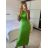 Šaty dlouhé letní elegantní na ramínka dámské (S/M ONE SIZE) ITALSKÁ MÓDA IMPBB24H6536