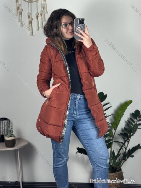 Kabát zimní s kapucí dámska  LHD fashion (S-2XL) LHD-2M-231/DR