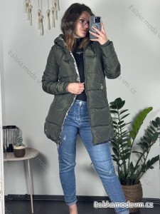 Kabát zimní s kapucí dámska  LHD fashion (S-2XL) LHD-2M-23-3/DR