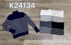 Svetr slabý s rolákem dlouhý rukáv dámský (S/M/L ONE SIZE) IMM24M24134