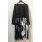 Šaty dlouhé teplé dlouhý rukáv dámské (S/M/L ONE SIZE) ITALSKÁ MÓDA IMPNF24MY-1558H
