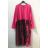 Šaty dlouhé teplé dlouhý rukáv dámské (S/M/L ONE SIZE) ITALSKÁ MÓDA IMPNF24MY-1558H