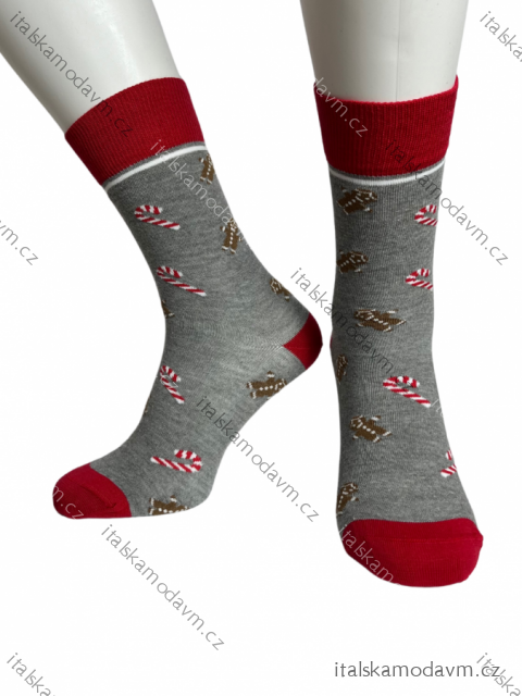 Ponožky veselé vánoční slabé pánské (40-43, 44-47) CRAZY SOCKS  DPP21442
