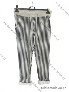 Tepláky dlouhé dámske proužek (S/M/L ONE SIZE) ITALSKÁ MODA IMB24STRIPE/DR