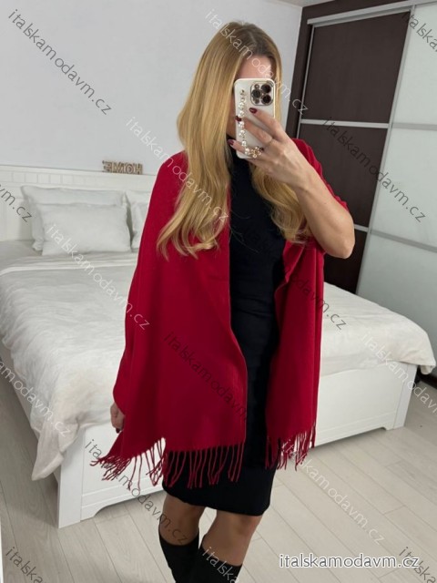 Šála kašmírová teplá dámská (one size 180cm x70cm) CASHMERE DELFIN DEL2020JK-169