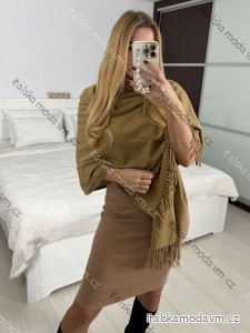 Šála kašmírová teplá dámská (one size 180cm x70cm) CASHMERE DELFIN DEL2020JK-169/DU