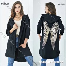 Cardigan bavlněný dlouhý rukáv dámský (S/M ONE SIZE) ITALSKÁ MÓDA IMPLI2235035